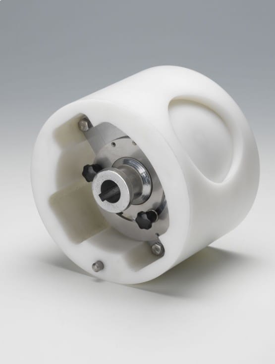 Cylinder z Delrinu CYL-SHAPE - widok z przodu